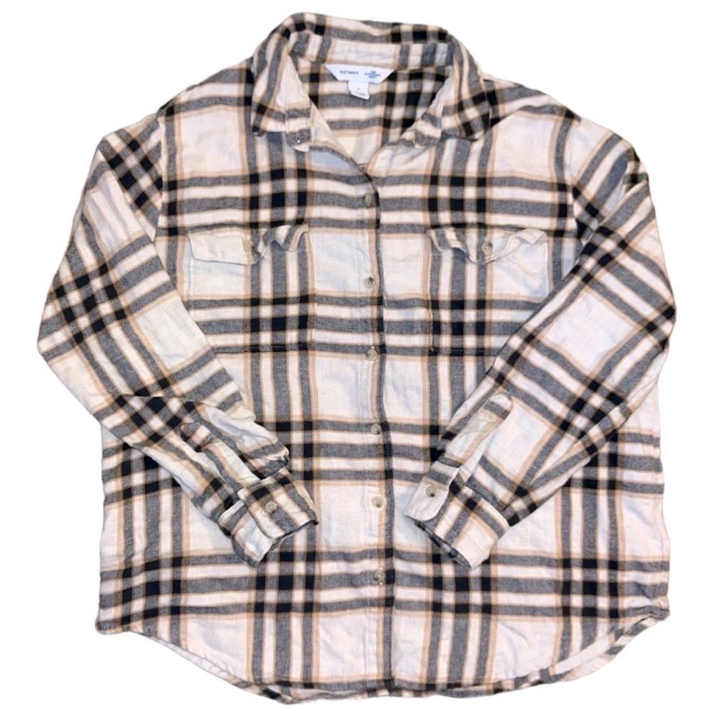 Old Navy Button Down Plaid Shirt